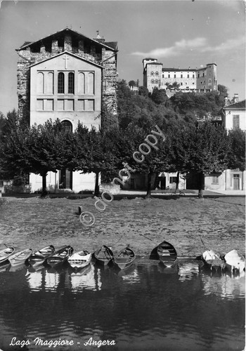 Cartolina angera lago - cartolina,