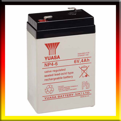 Yuasa np4 4ah - np4-6, 6v