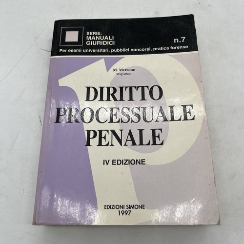 Diritto processuale penale - processuale,