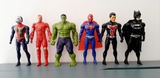 Lotto x6 Action figures supereroi - Marvel - DC - giocattoli 22cm - no marca