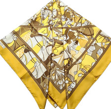 Hermes Paris 1972 raro foulard