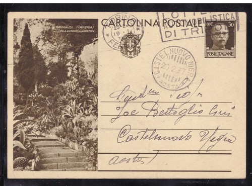 Cartolina postale c - postale, 30