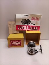 Mulinello da spinning vintage Luxor-Luxe Pezon & Michel made in France scatola documenti funziona 