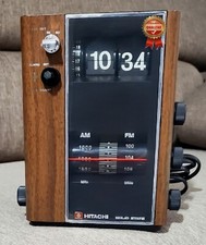 Radio Sveglia Hitachi Orologio Flip Radio Model KC 783e PERFETTA 