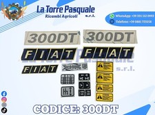 ADESIVI DECALCOMANIA TRATTORE FIAT 300DT