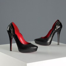 Cesare Paciotti Scarpe con Tacco Pelle N. 35 Italia Second Hand Originali