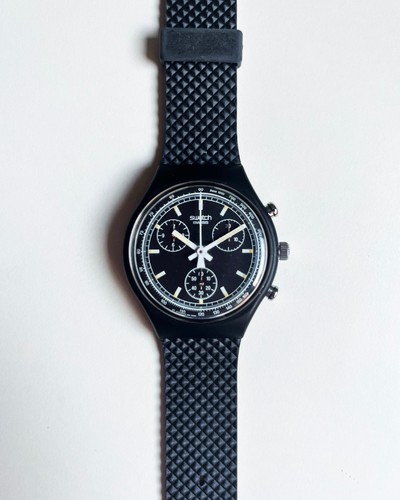 Swatch vintage chrono - vintage, black