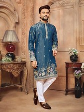Uomo Romano Shimmer Kurta Set