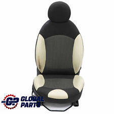 Mini Cooper R55 R56 R57 Sport Cloth Cream Leather Sedile Anteriore Destro O/S
