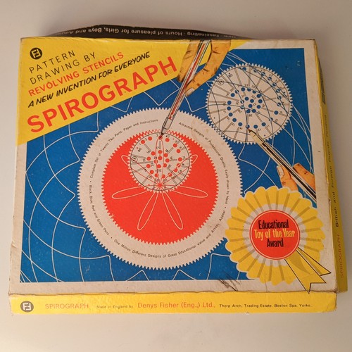 Set spirografo vintage denys - spirografo,