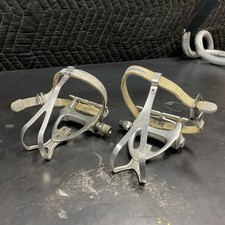 Pedali e cinghie Campagnolo C-Record vintage - usati