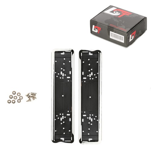 Supporto per targa cromo - 2x,