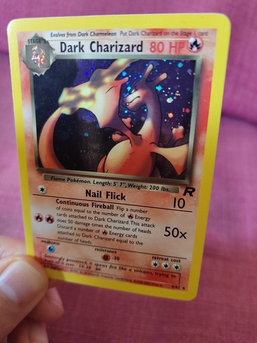 Dark charizard pokemon card - dark,
