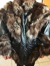 Pelliccia volpe e pelle