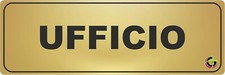 TARGHE ADESIVE ORO - ufficio - Targhette Autoadesive