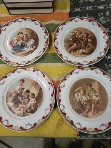 Piatti raffiguranti le 4 - raffiguranti,