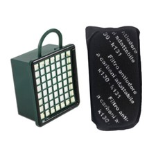 FILTRI FOLLETTO VK 130 VK 131 RICAMBI FILTRO HEPA + FILTRO CARBONI PER VORWERK