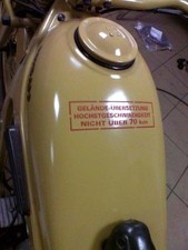 Zündapp KS600 K500 K800 KS500 BMW NSU ZUNDAPP SAHARA Wehrmacht serbatoio stencil