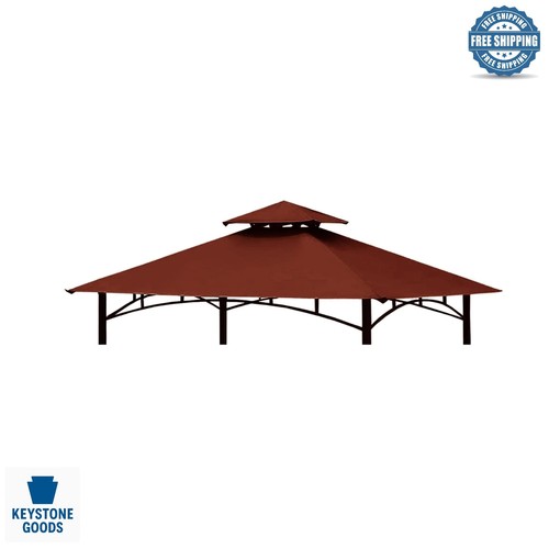Gazebo bbq borgogna doppio - gazebo,