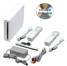 Nintendo Wii Console completa Con 2 Controller 2 nunchuk con 1 Gioco Originale