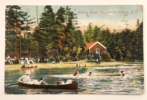 Cartolina bathing beach gorge - bathing,