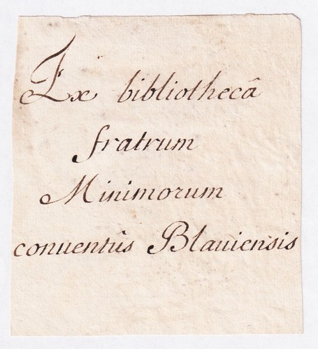 Exlibris convento dei - exlibris,