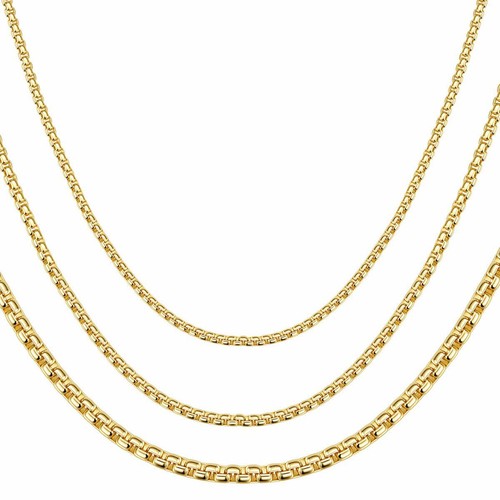 Collana placcato oro maglia - placcato,