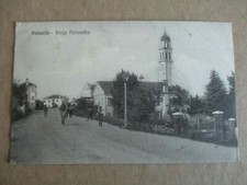 Cartolina - Polesella - Borgo Parrocchia - Viaggiata 1912