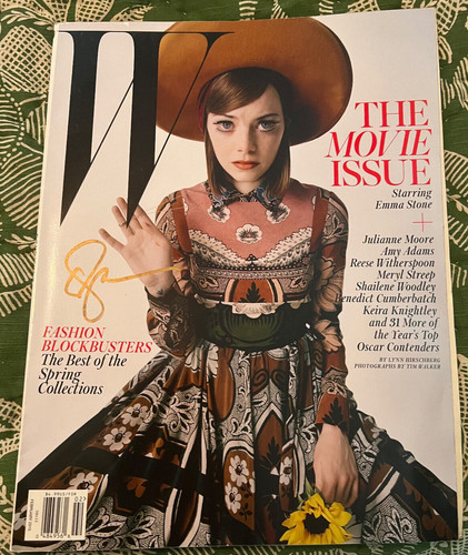 Emma stone autografo - stone, firmato