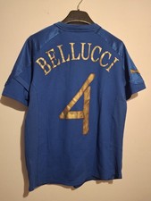 BELLUCCI MAGLIA ITALIA 2004 WORN? CALCIO SHIRT JERSEY CAMISETA ITALY PUMA
