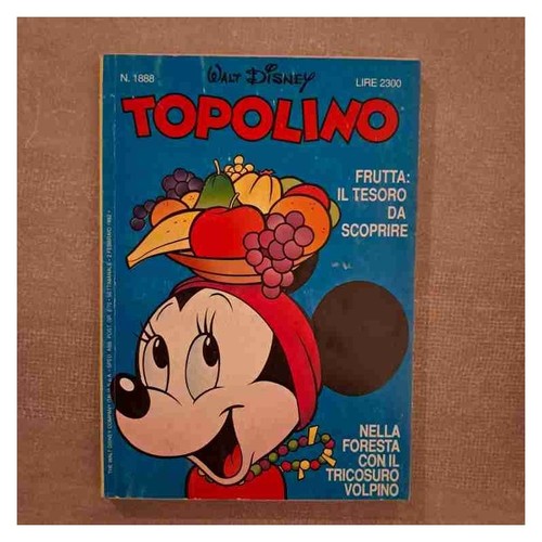 Topolino libretto 1888 walt - topolino,