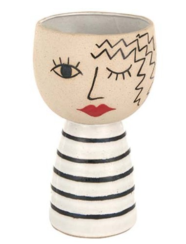 Vaso porta pianta ceramica - porta,