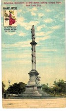 VECCHIA CARTOLINA MONUMENTO A