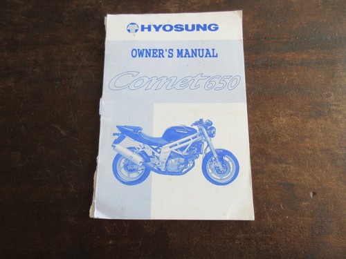 Hyosung comet 650 - comet, manuale