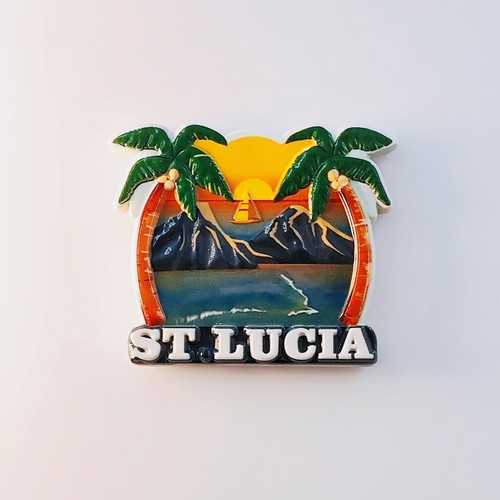 Lucia pitons fridge - lucia, magnet