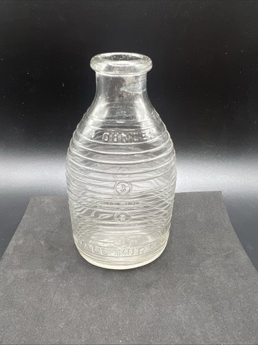 Antico biberon phenix - phenix, ovale
