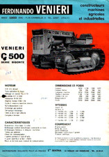 VENIERI C 500, trattore