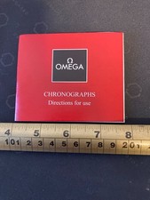 Omega Chronographs Directions