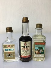 Lotto 3 Mignon Miniature Buton Red Hills Gin Cherry Buton Crema Cacao 40/30cc