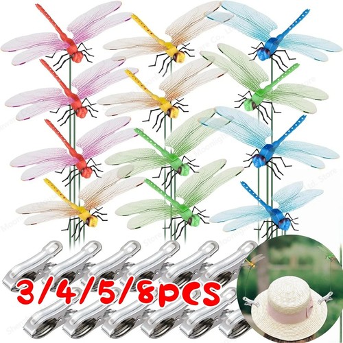 Pezzi clip libellula - 3-8, finta