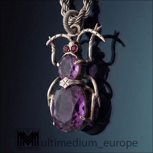 Ciondolo argento art nouveau - ciondolo,