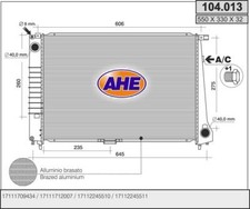 Radiatore BMW 3 Touring E36