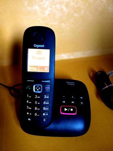 Telefono fisso senza fili - telefono,