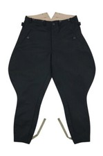 WW2 Calzoni Gabardine Nera Ufficiale/Generale Tedesco Allgemeine Elite M32