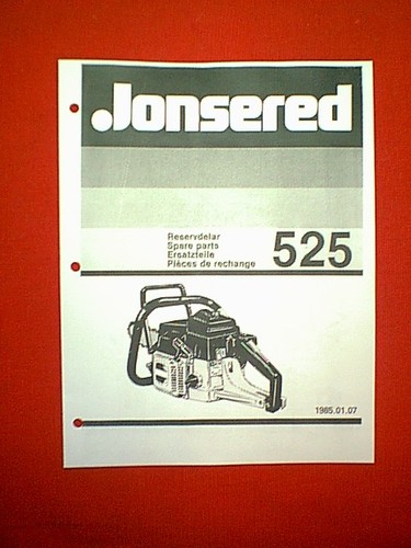 Jonsered chainsaw model 525 - jonsered,