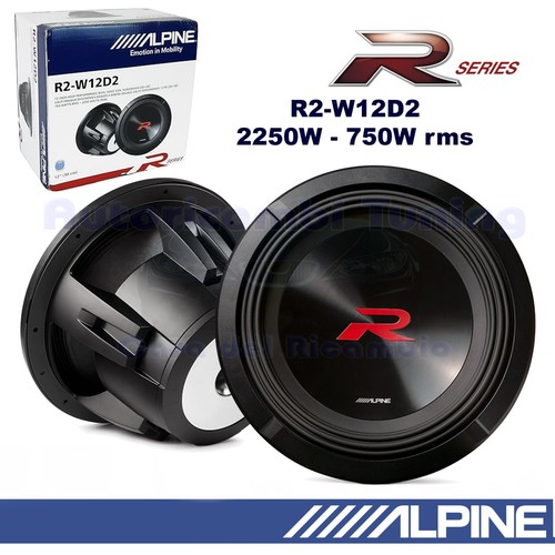 Subwoofer alpine w12d2 - r2-w12d2, 12"