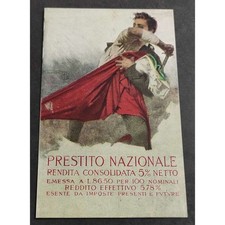 Cartolina Prestito Nazionale Rendita Consolidata 5% Netto