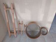 SETACCI VINTAGE Sardi IN LEGNO ARTIGIANALE PER FARINE E Cereali DIAMETRO CM. 30