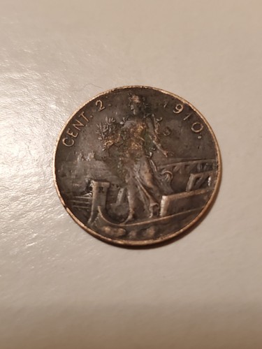 Centesimi 1910 prora - prora, regno