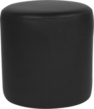 Elegante pouf ottomano rotondo